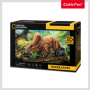 Cubic Fun - Puzzle 3D Triceratops 44 Piese Cubic Fun - 2